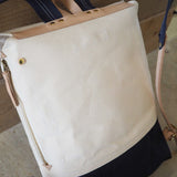 Double Fastener Canvas Backpack