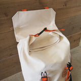 Double Fastener Canvas Backpack