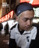 Hemp Leaf (Asanoha) Headband - Black