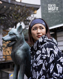 Japanese Cube Headband - Black