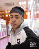 Hemp Leaf (Asanoha) Headband - Black