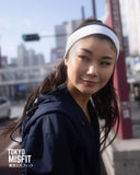 Japanese Cube Headband - White