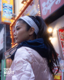 Hemp Leaf (Asanoha) Headband - White