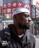 Japanese Cube Headband - White