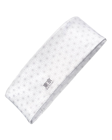 Hemp Leaf (Asanoha) Headband - White