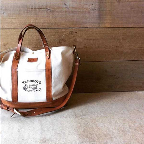 Deluxe White Canvas Bag